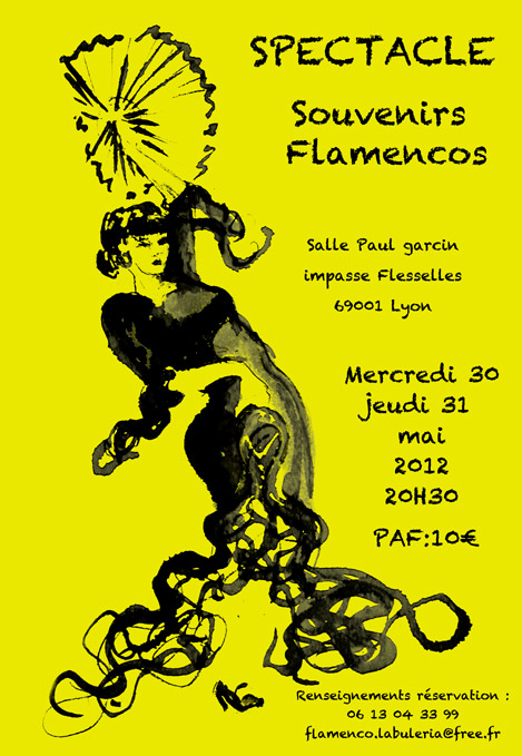 Affiche du prochain spectacle Flamenco